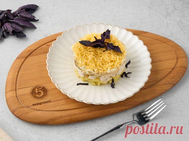 Салат «Марго» с курицей и сыром – пошаговый рецепт приготовления с фото