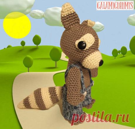 Galamigurumis Ludovico, El Mapache Sospechoso - Galamigurumis