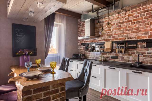 Цена проекта с фото: Кухня в стиле лофт за 767 926 ₽ | Houzz Россия