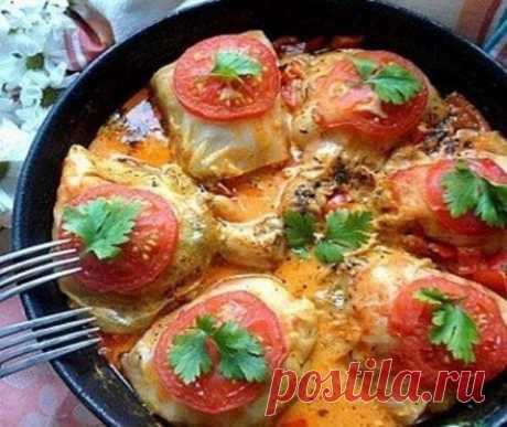 Голубцы на ножке- необычное и вкусное блюдо