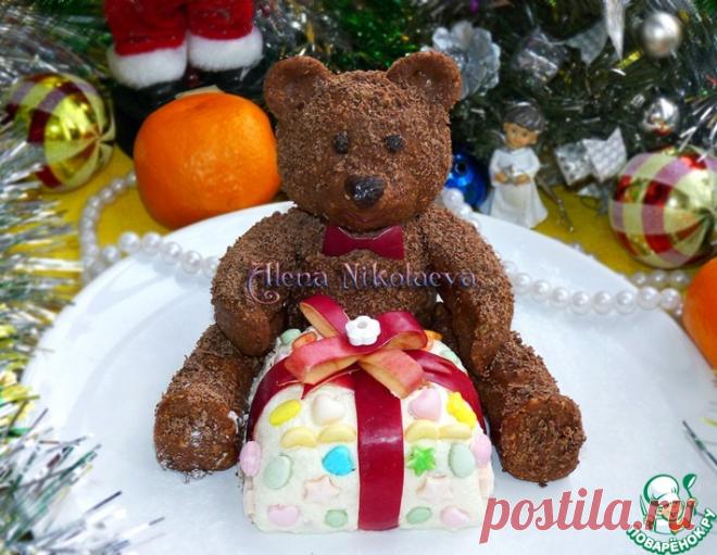 Шоколадный мишка с подарком-сюрпризом – кулинарный рецепт