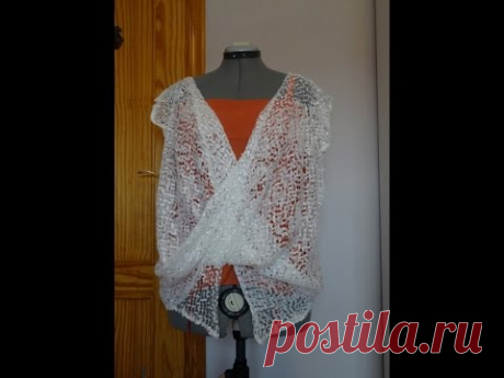 Blusa fácil con 2 cuadrados de tela