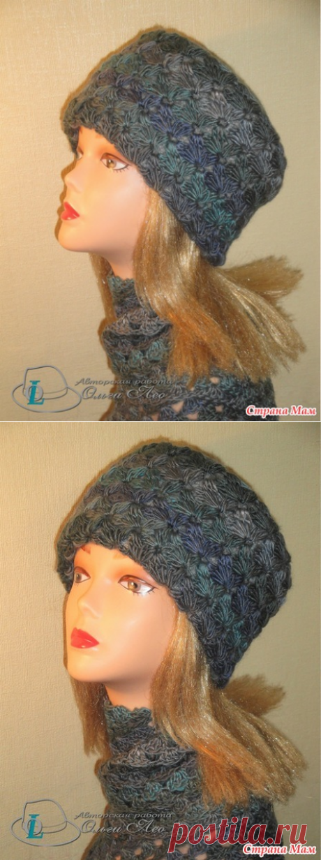 Вязаная кубанка "Иоанна" - В.Г.У. - Вязаные Головные Уборы - Страна Мам