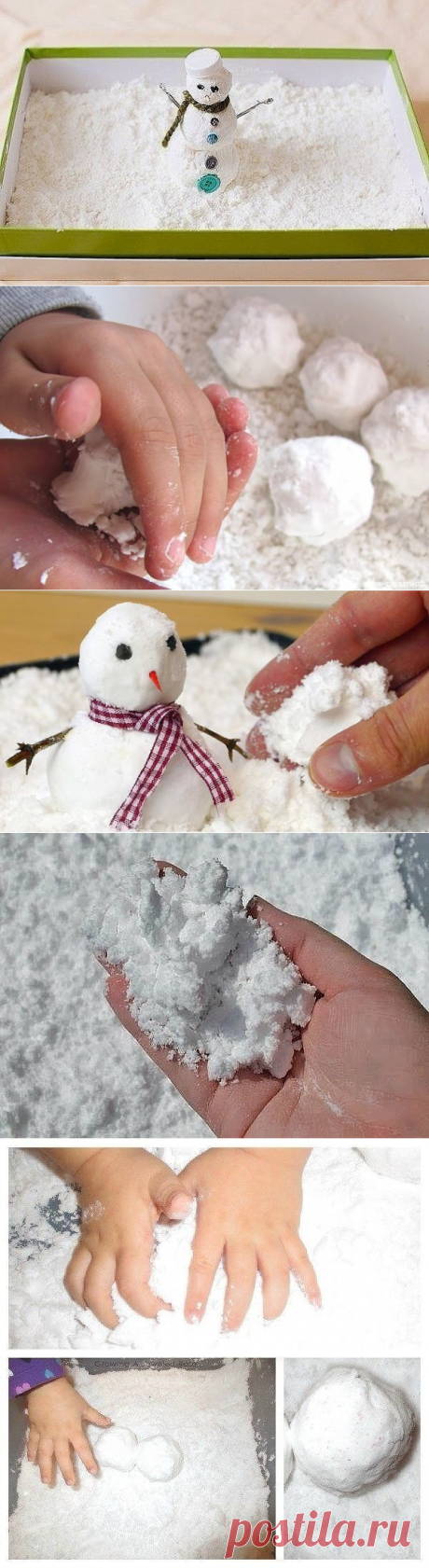 Супер-рецепт искусственного снега — Сделай сам, идеи для творчества - DIY Ideas