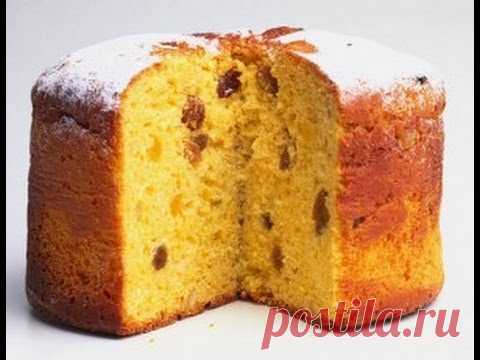 Творожный пасхальный кулич