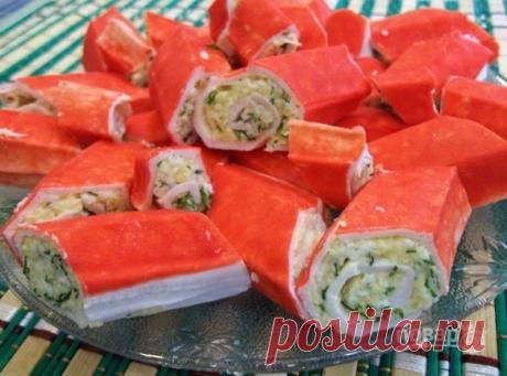 Крабовый рулетик