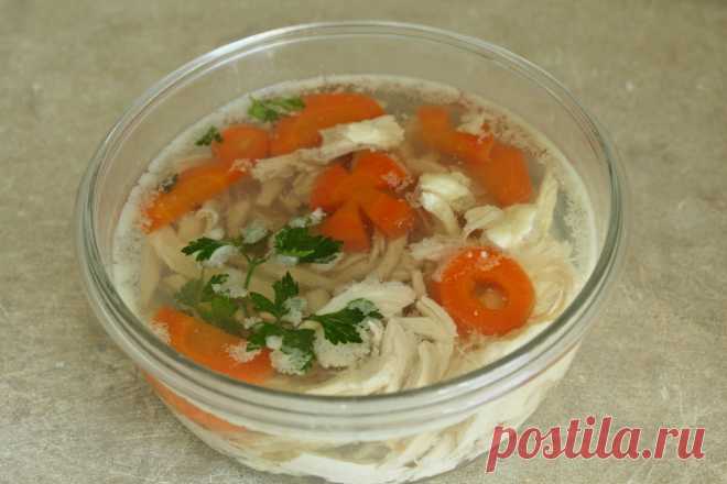 Холодец в мультиварке из куриной грудки с желатином: рецепт