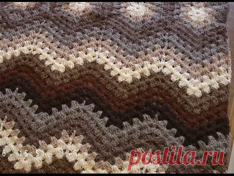Узор “зигзаги” (УЗОРЫ КРЮЧКОМ) – Журнал Вдохновение Рукодельницы