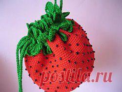 Сумочка "Клубничка" - 2 Мая 2012 - Блог - Вязаные вещи на заказ