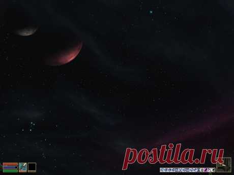 Ночное небо Морровинда.
Morrowind night sky.