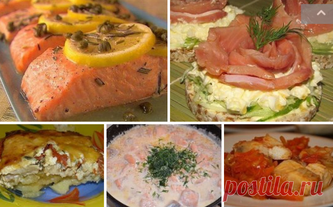 Подборка рецептов рыбных блюд..