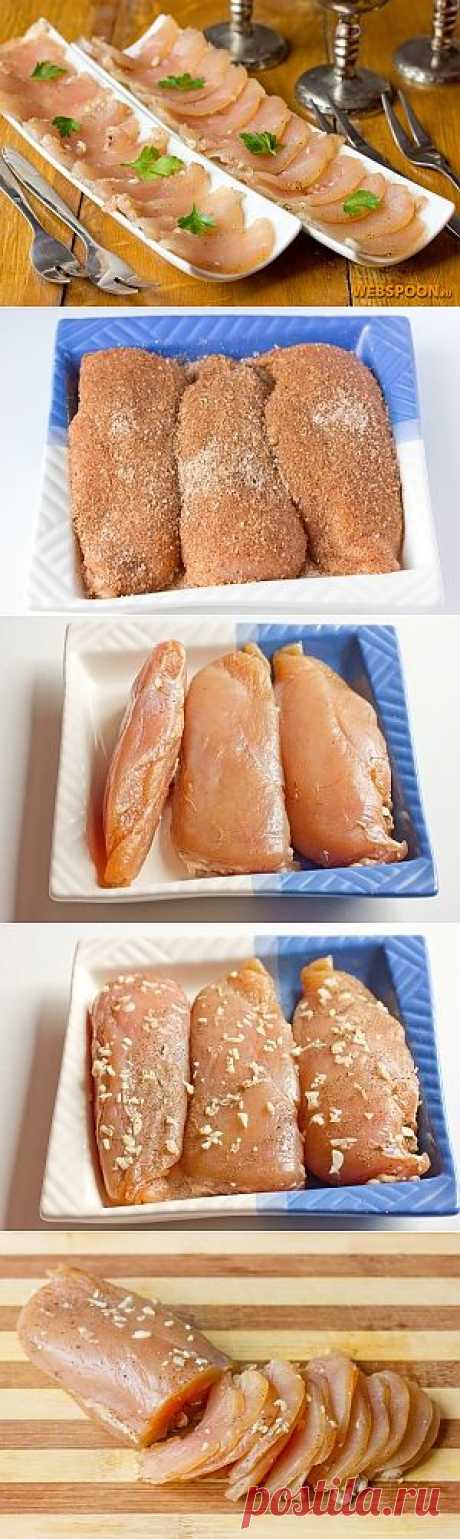 Домашняя вяленая куриная грудка