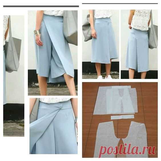 Юбка-брюки (крой)