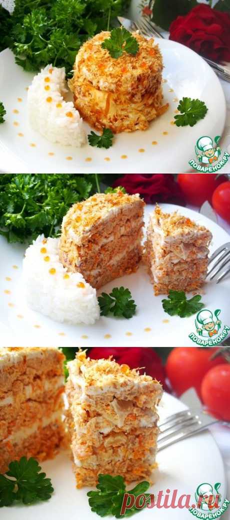 Рыбные мини-тортики с ароматным рисом - кулинарный рецепт
