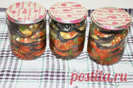 Баклажаны по-грузински на зиму - самый вкусный рецепт | Простые рецепты с фото
