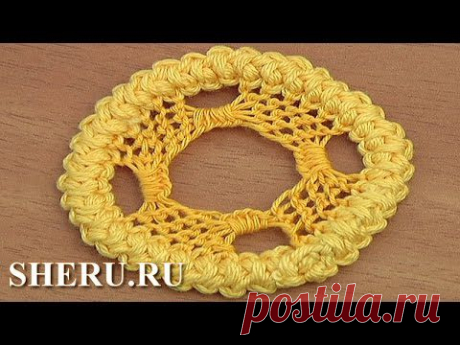 Romanian Lace Tutorial 85 Круглый элемент