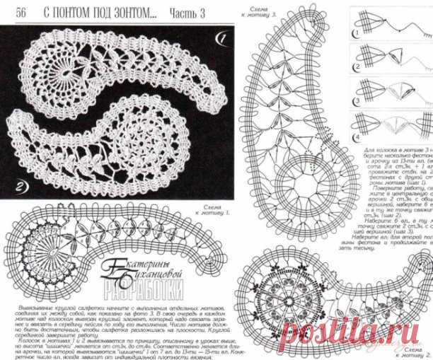 Элементы фриформа и ИК - пейсли или турецкий огурец