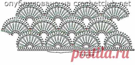 Узоры «Ракушки» (УЗОРЫ КРЮЧКОМ) | Журнал Вдохновение Рукодельницы