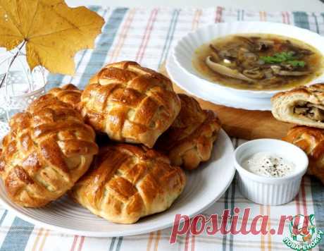 Пироги "Грибные корзинки" – кулинарный рецепт
