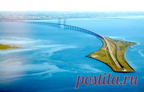 Мосты мира: Эресуннский мост вводит в ступор туристов | Капитал страны