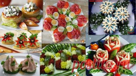 Новогоднее оформление блюд - Простые рецепты Овкусе.ру