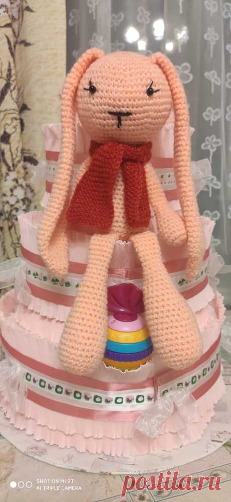 Украшение для тортика, зайка.