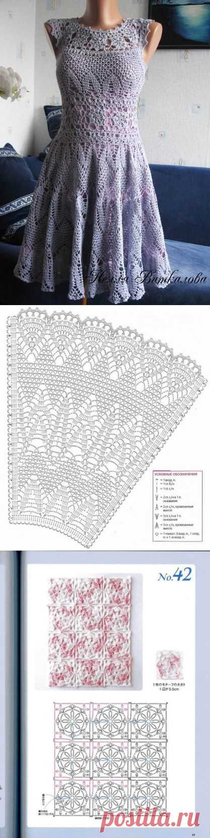 Ажурное платье крючком схемы. Связать ажурное платье крючком | Все о рукоделии: схемы, мастер классы, идеи на сайте labhousehold.com
