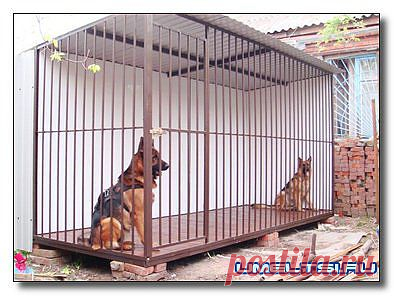 Вольер для собаки своими руками » Самоделки своими руками - сделай сам