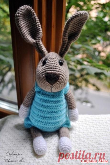 Зайка - Игрушки крючком, спицами - Страна Мам