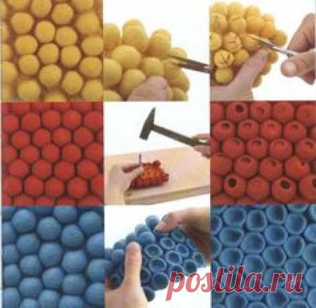 Anette Quintin Stoll is a great felt-artist.This is one of her tutorial pictures in her book 'Filz Experiment' | Валяние МК