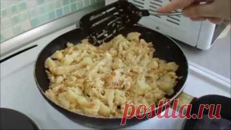 Цветная капуста с яйцом :).Любимый рецепт.