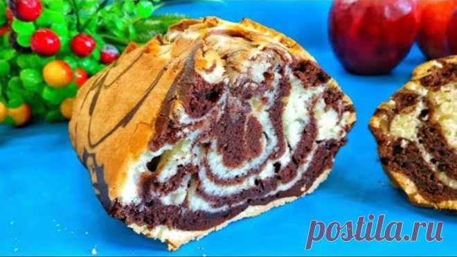 Пышный КЕКС К ЧАЮ за 5 мин. НА ВОДЕ + выпечка. Домашняя выпечка - пирог. Вкусно - Пальчики оближешь