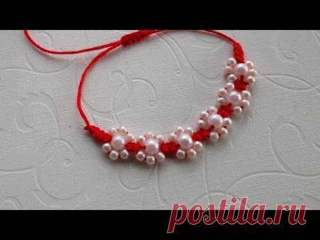 Very simple easy & Quick bracelet design|Friendship day special last minute bracelet making at home