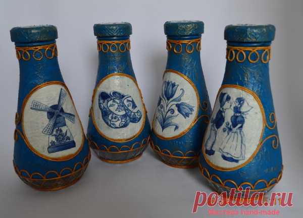 ДЕКОРИРОВАНИЕ БУТЫЛКИ В ТЕХНИКЕ ДЕКУПАЖ И ПЕЙП-АРТ, МАСТЕР-КЛАСС