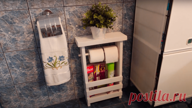 Красивая и удобная самоделка для ванной и туалета - Сам себе мастер - медиаплатформа МирТесен