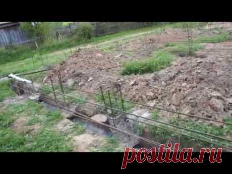 Свайно ростверковый фундамент своими руками. Дневник событий. - YouTube