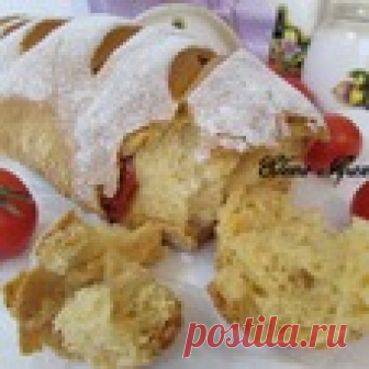 Томатный батон с вялеными помидорами Кулинарный рецепт