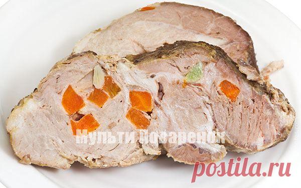 Буженина в мультиварке-скороварке | Мультиповаренок