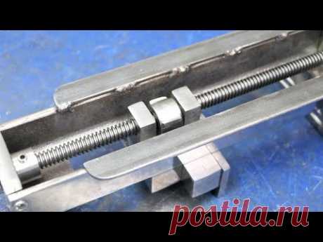 Очень СИЛЬНО!!!Хитрость одного механизма!!!Из Швеллера,шпильки,гайки и куска металла!!!