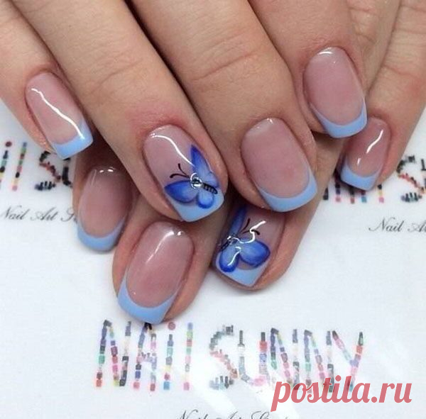 Красивые и модные идеи французского маникюра