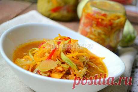 Кабачки по-корейски на зиму. Рецепт с фото | Как приготовить на Webpudding.ru