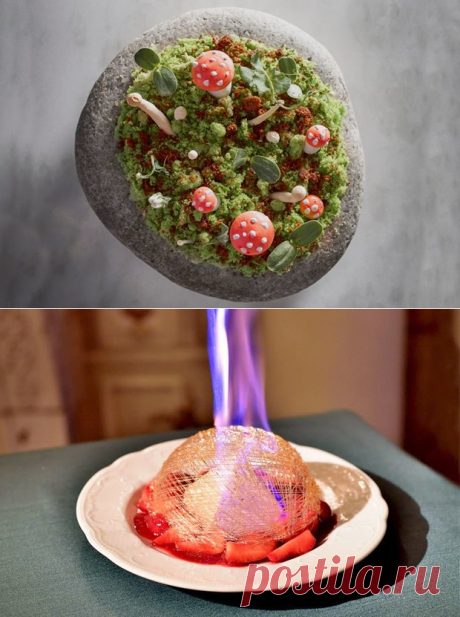 крем брюле с клубникой