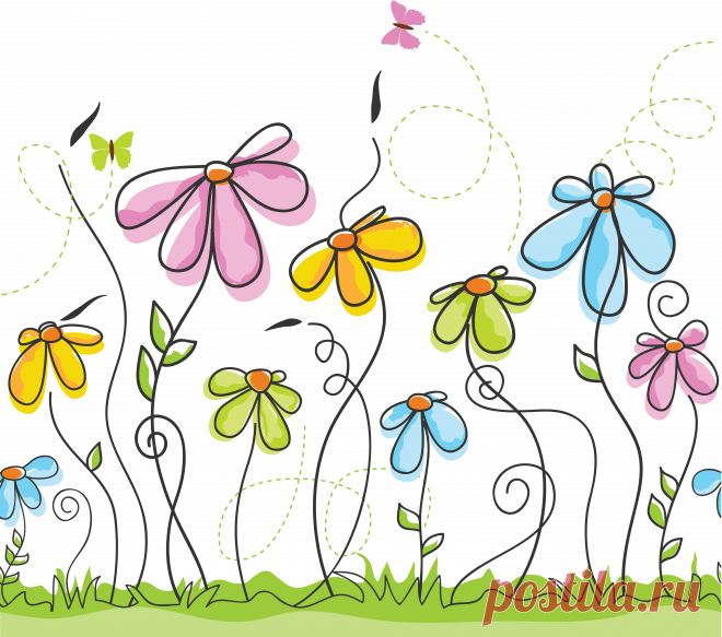 клипарт бабочки и цветы: 21 тыс изображений найдено в Яндекс.Картинках