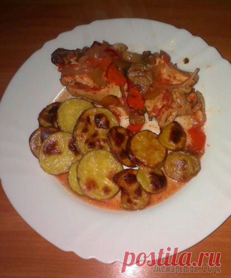 Курочка в чугунке