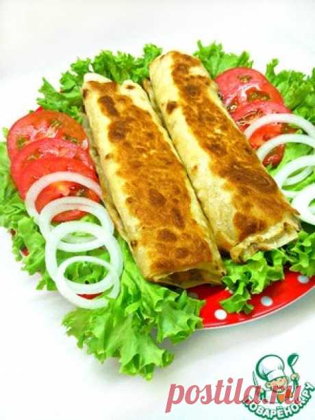 Рулетики из лаваша с творогом - кулинарный рецепт