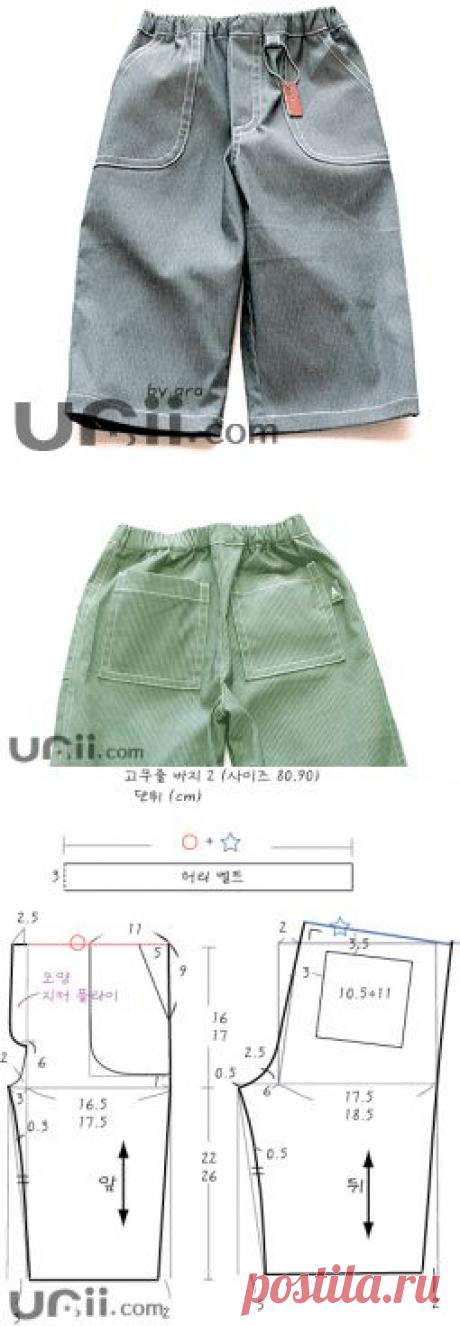 Шьем сами брюки для мальчика