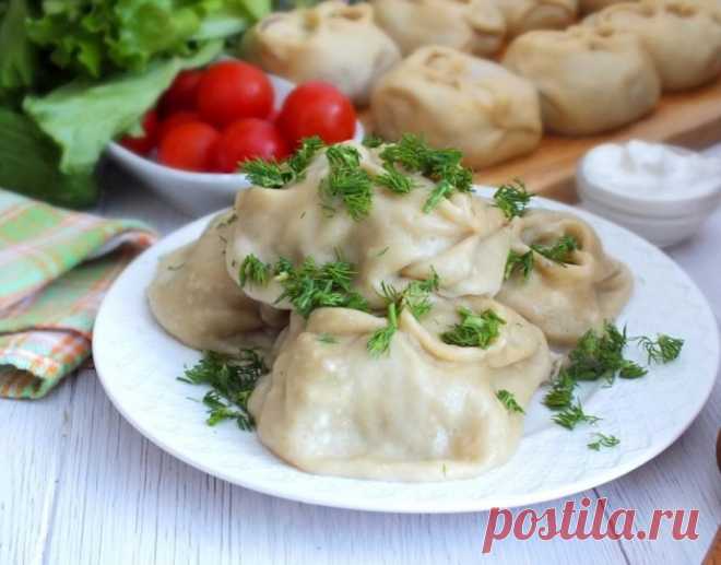 ​Диетические манты с индейкой⠀