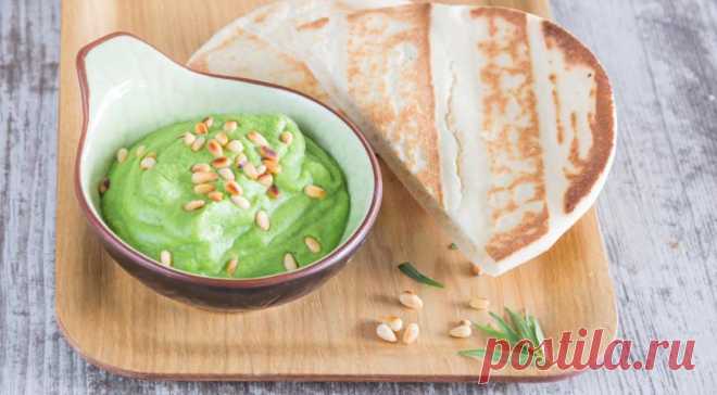 Зеленый хумус , пошаговый рецепт с фото