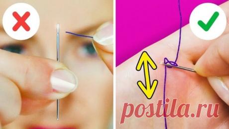 30 ШВЕЙНЫХ ЛАЙФХАКОВ, КОТОРЫЕ СПАСУТ ВАШУ ОДЕЖДУ