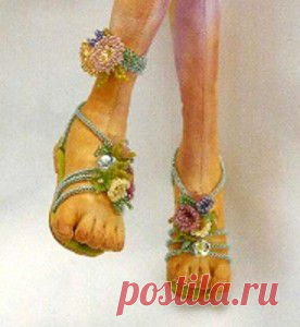 Ступни с пальчиками. Варианты кроя.
